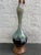 1950s Huge Drip Glaze Pottery Ceramic Lamp Mid Century Modern 37” Blue Green Black For Sale - Image 4 of 10