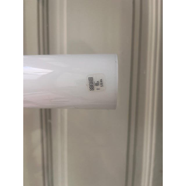 Metal Vintage Italian Murano Glass and Brass Wall Sconce, 1960s For Sale - Image 7 of 11