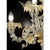 Gold Italian Ca Rezzonico with Gold Flowers and Leaves Murano Glass by Simoeng For Sale - Image 8 of 9
