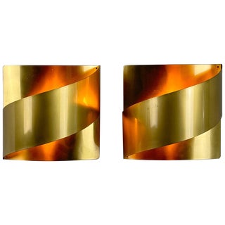 Wall Lights by Peter Celsing for Falkenbergs Belysning, Sweden, 1960s, Set of 2 For Sale