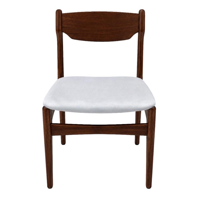 Teak Dining Room Chairs by Erik Buch, 1970s, Set of 4 For Sale