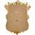 Vintage Decoline Hand-Painted French Rococo Ornate Silver Gilt Wall Mirror For Sale In Chicago - Image 6 of 6