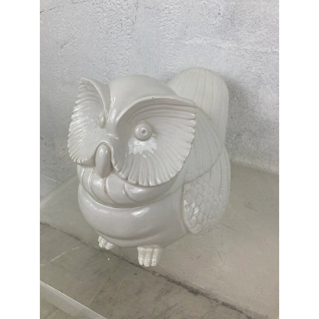 Vintage Ceramic Owl Tureen, Italian For Sale In Charleston - Image 6 of 8