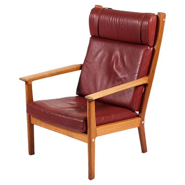 GE 265A High-Back Armchair by Hans J. Wegner for Getama, 1970s For Sale