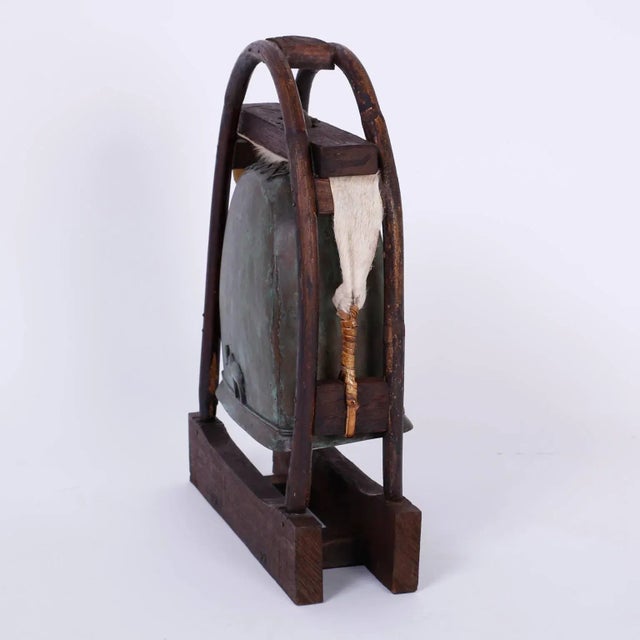 Indian Bronze Elephant Bell For Sale In West Palm - Image 6 of 8