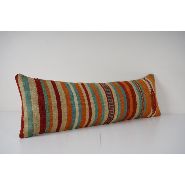 Handmade Turkish Rug Pillow Covers • Vintage Rug Decor Elevate your home decor with these exquisite 16" x 35" pillow...