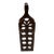 Vintage Wine Rack by Don S. Shoemaker Rosewood & Brass Mexico 1960s Mid Century For Sale
