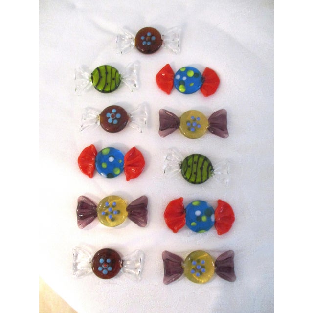 Midcentury Blown Glass Candy Pieces Set of 11 Chairish