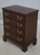 Chippendale Pair of Henkel Harris Model 117 Mahogany Chest Nightstands For Sale - Image 3 of 18