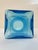 Glass Aqua Blue Pala Glass Vase by Helena Tynell for Riihimäen Lasi, Finland, 1964 For Sale - Image 7 of 18