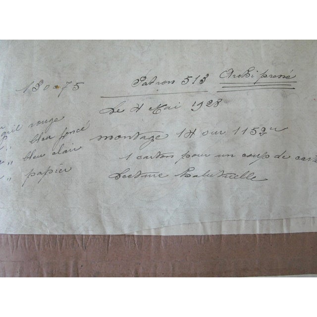Antique French Textile Design For Sale - Image 9 of 9