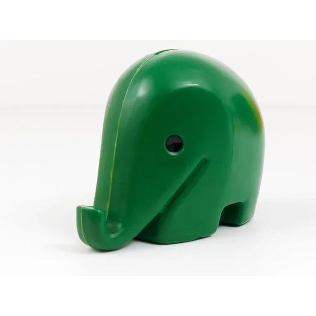 Green Elephant Drumbo Money Bank attributed to Luigi Colani for Dresdner Bank, 1970s For Sale - Image 9 of 11