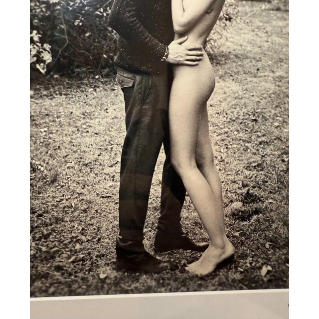 Black Original 2014 Chris Craymer Black and White Boy Girl Kissing Woods Photograph For Sale - Image 8 of 12