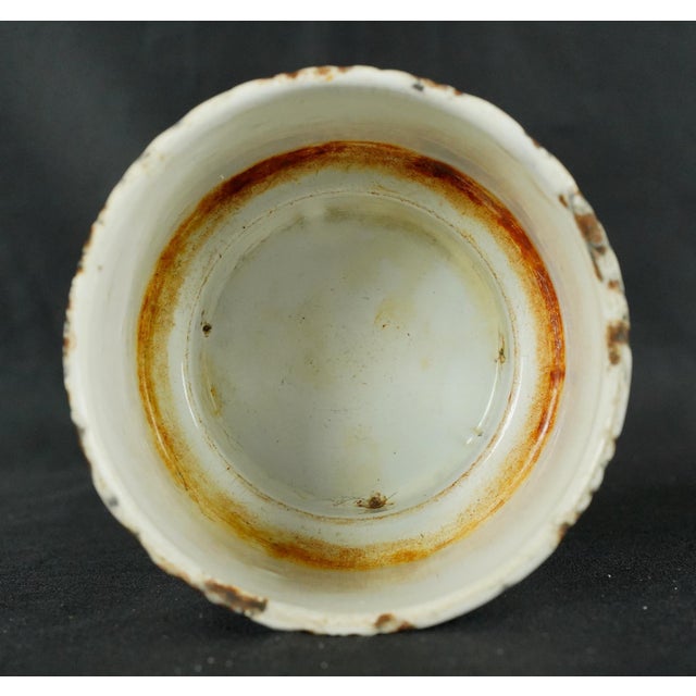 Metal Vintage French Savon, Sable, & Soude Washbasin Wall Set For Sale - Image 7 of 13