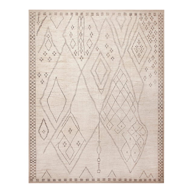 Nazmiyal Collection Large Moroccan Contemporary Area Rug For Sale