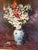 19th Century Aimé Perret, Still Life with Flowers, 1885, Oil Painting on Canvas, Framed For Sale - Image 5 of 12