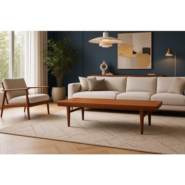 Teak Coffee Table with Drawers by Johannes Andersen for CFC Silkeborg, 1960s For Sale - Image 17 of 18