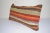 Striped Wool Kilim Pillow Cover These beautiful 12" x 24" pillow covers were made from an authentic, vintage Turkish rug...