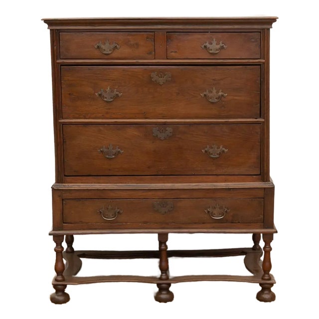 18th Century English Highboy Dresser For Sale
