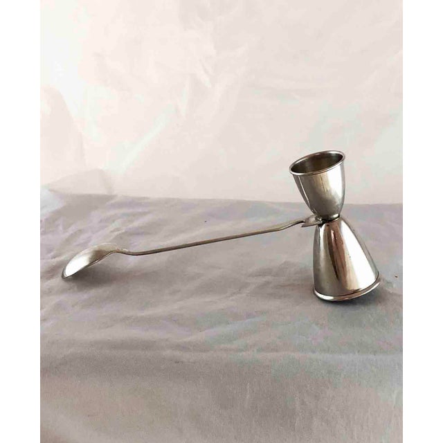 MidCentury Napier Silver Plated Combination Double Jigger Bar Spoon