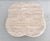 Large Mid-Century Modern Clover Coffee Table in Travertine and Dark Oak, 1970s For Sale - Image 6 of 18