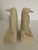 A rare pair of Rookwood Penguin bookends shape 2659. A Shirayamadani design. Ivory mat glaze cast in 1931. A very...