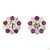 This pair of estate earrings, a 1940s design, centers on a 2.79-carat diamond in a round brilliant cut for lively, classic...
