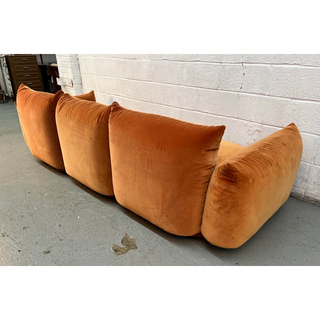 Mid-Century Modern Three Seater Marenco Sofa by Mario Marenco for Arflex For Sale - Image 12 of 15