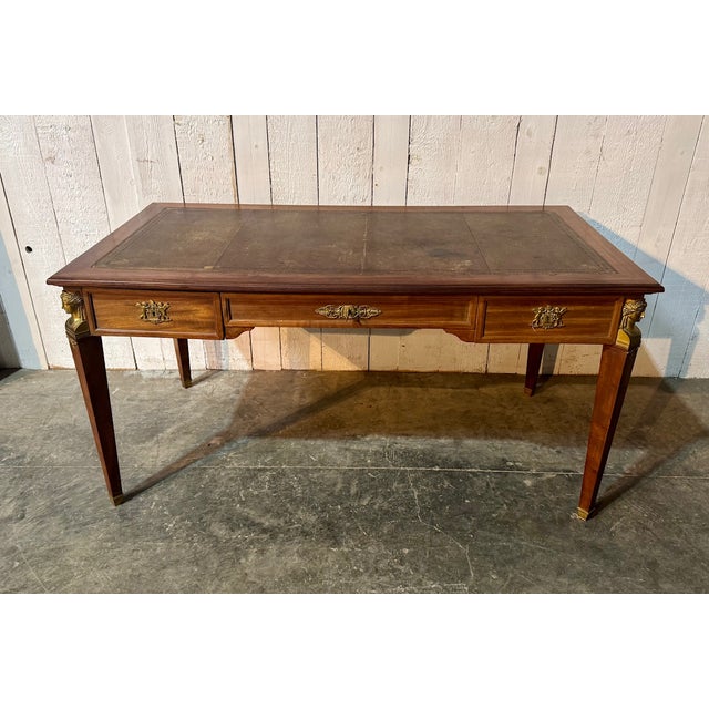 French Empire Writing Desk, 1880 For Sale - Image 14 of 14