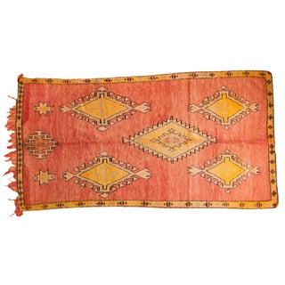 Vintage Moroccan Rug -5′9″ × 10′6″ For Sale