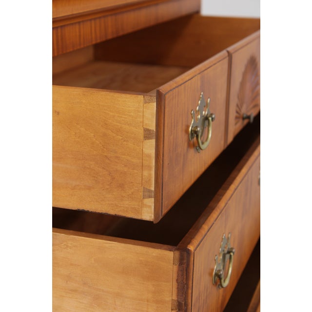 Eldred Wheeler Tiger Maple Highboy Hand Signed For Sale In Philadelphia - Image 6 of 16
