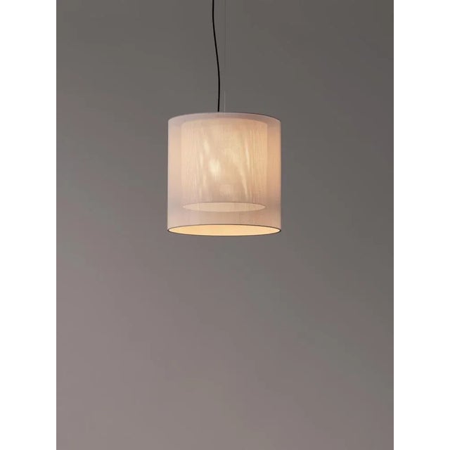 White moaré ms pendant lamp by antoni arola dimensions: d 46 x h 45 cm materials: metal, polyester. Available in other...