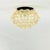 Glashütte Limburg 1970s Large Mid-Century Modern Amber Bubble Glass Flush Mount by Helena Tynell for Limburg, Germany For Sale - Image 4 of 11