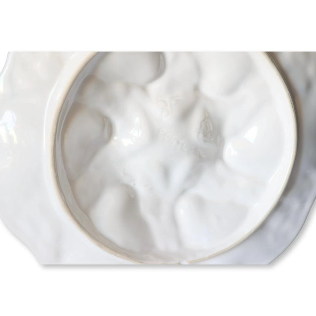 Bordallo Pinheiro Midcentury Majolica Starfish Oyster Plates - Set of 6 For Sale - Image 4 of 4