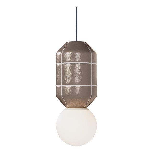 Ceramic Base Pendant Lamp by Svitanok For Sale