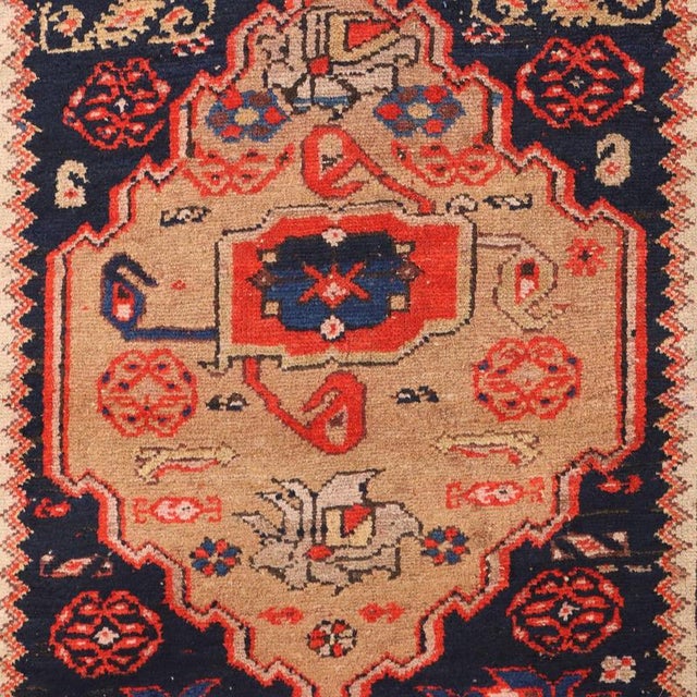 Asian Cotton & Wool Rug For Sale - Image 5 of 9