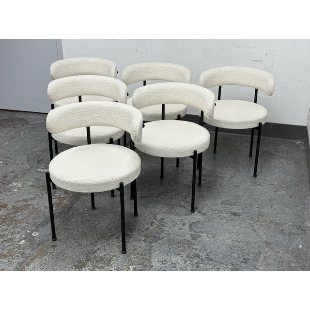 Omar De Biaggio for Cb2 Inesse Dining Chairs, Set of Six For Sale - Image 11 of 11