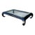 Vintage Lacquer and Glass Coffee Table For Sale