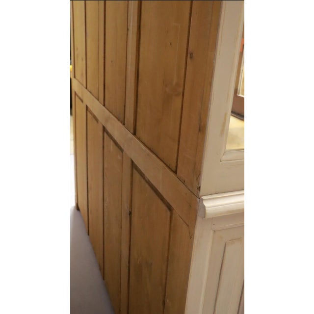 Wood 1960s Wood Dining Hutch Cabinet For Sale - Image 7 of 8