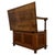 Wood Antique English Golden Oak Monks Bench For Sale - Image 7 of 14