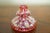 Antique Bohemian Cranberry Glass Enameled Perfume Bottle, 19th. Century For Sale - Image 4 of 8