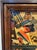 Vibrant mounted and framed puzzle of vintage train paraphernalia. Circa 1960's. Measures 21-7/8" high x 27-7/8" wide.