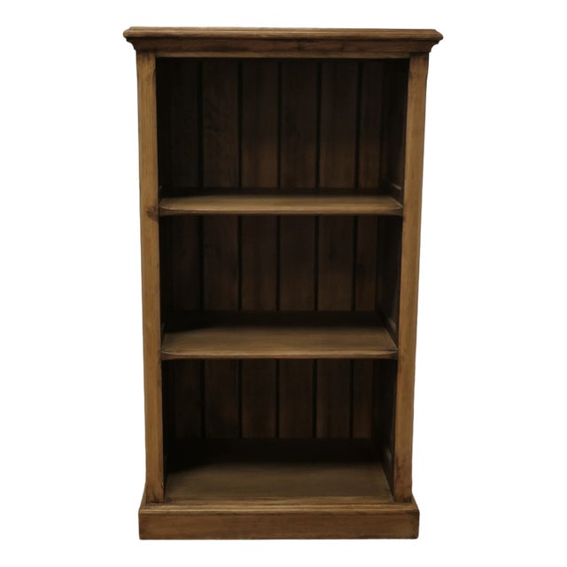 Arts and Crafts Golden Oak Open Shelf For Sale