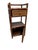 Cabin Vintage Rattan and Bamboo Two Tier, One Drawer, One Door Nightstand, Side / Drink Table Storage Cabinet For Sale - Image 3 of 7