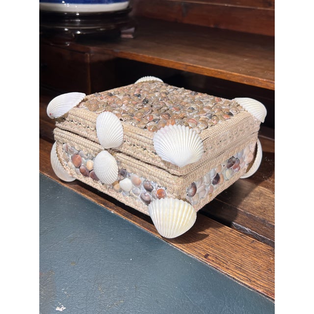 Beautiful mid 20th century decorative with green velvet interior. the box is square shape, custom, with fine green velvet...