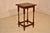 Period Edwardian oak side table from England. The top has a double beveled edge, surrounding a nicely grained top. The top...