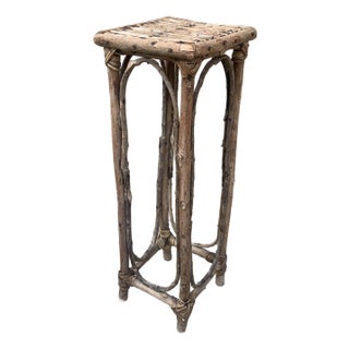 Vintage American Rustic Twig Drinks Table For Sale