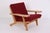 Used armchair in good condition, model GE370. Designed by Hans J. Weger in 1969, this armchair was produced until...