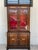 Large Empire Danish Glass Cabinet, Bookcase in Mahogany With Bronze Details For Sale - Image 4 of 8