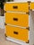 Wood Mid 20th Century Campaign Mustard Desk For Sale - Image 7 of 10